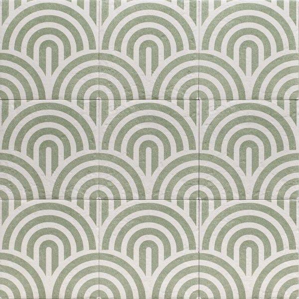 Decor Green Three Matt 20x20